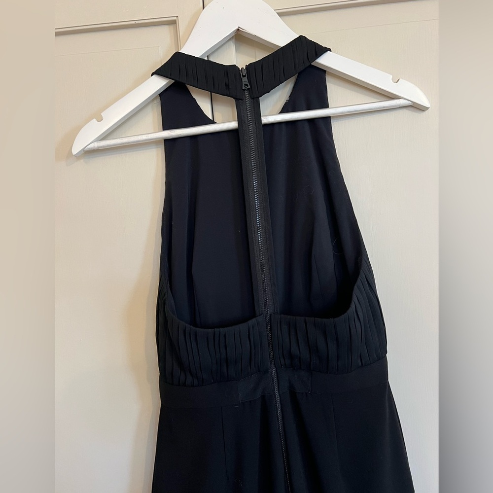 Alice + Olivia Gab Pleated Wide Leg Jumpsuit - size 0 excellent condition